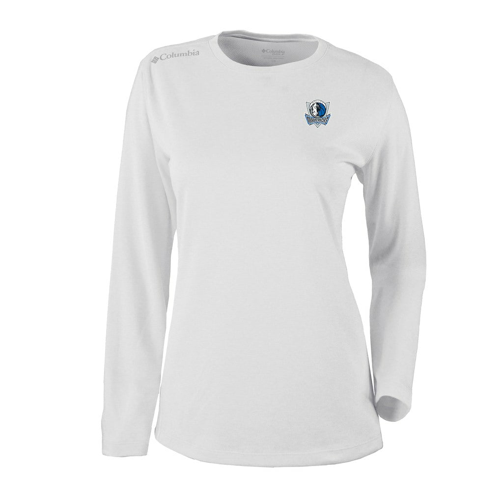 Columbia - Dallas Mavericks Women's Omni-Wick Shotgun Pullover Top - White