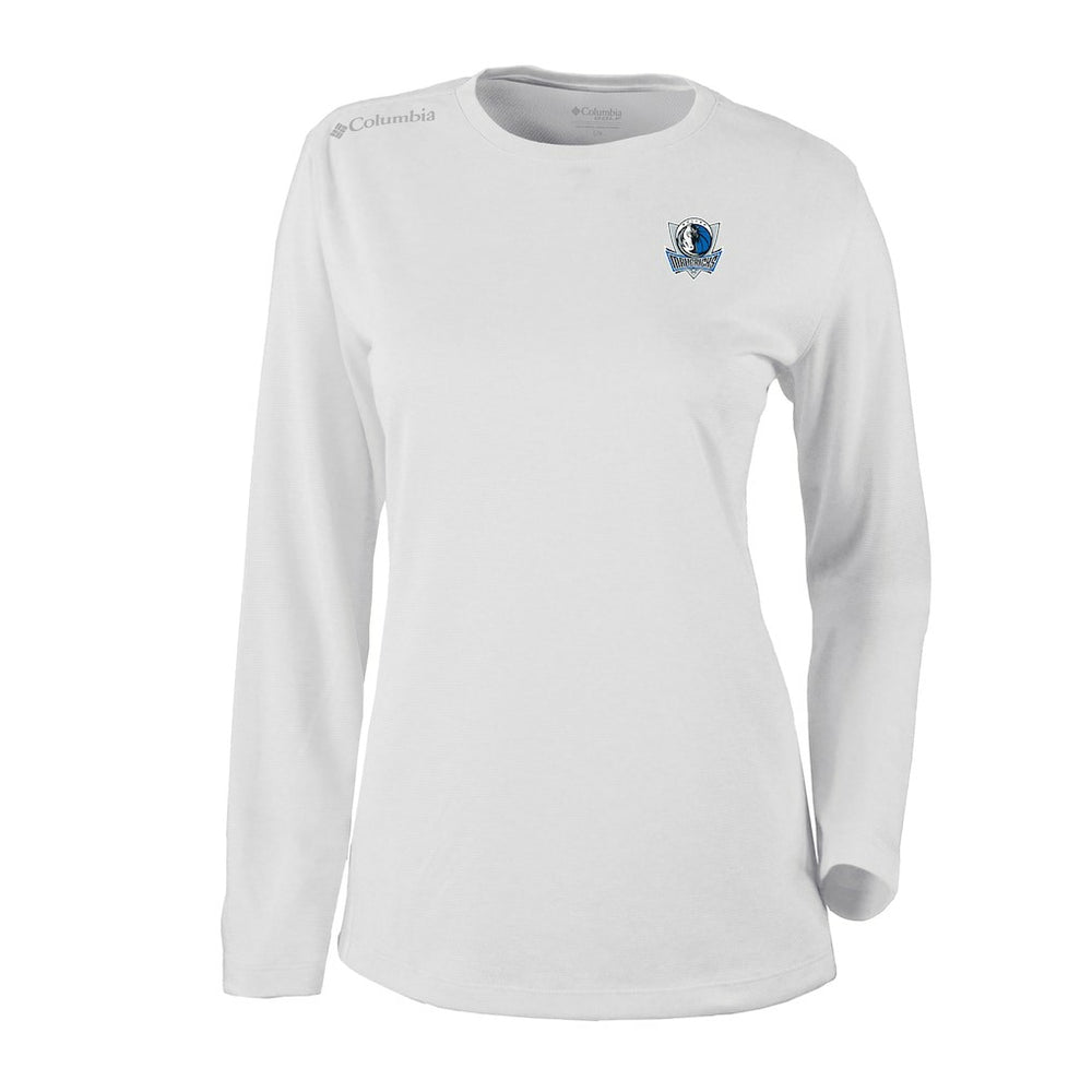 Columbia - Dallas Mavericks Women's Omni-Wick Shotgun Pullover Top - White