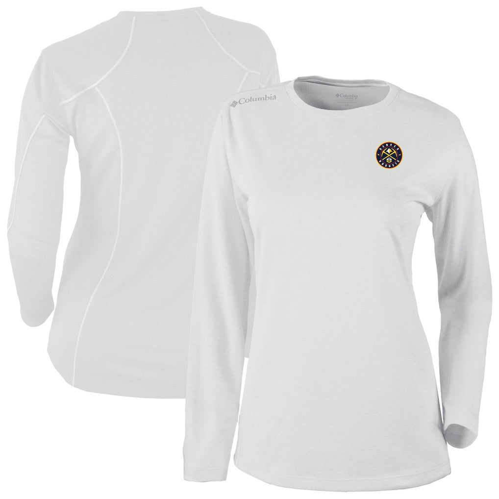 Columbia - Denver Nuggets Women's Omni-Wick Shotgun Pullover Top - White