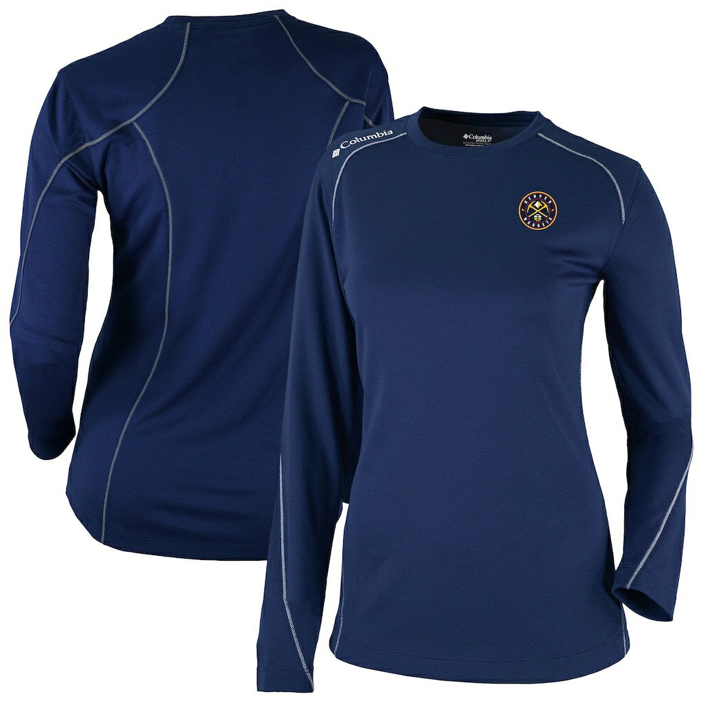 Columbia - Denver Nuggets Women's Omni-Wick Shotgun Pullover Top - Navy