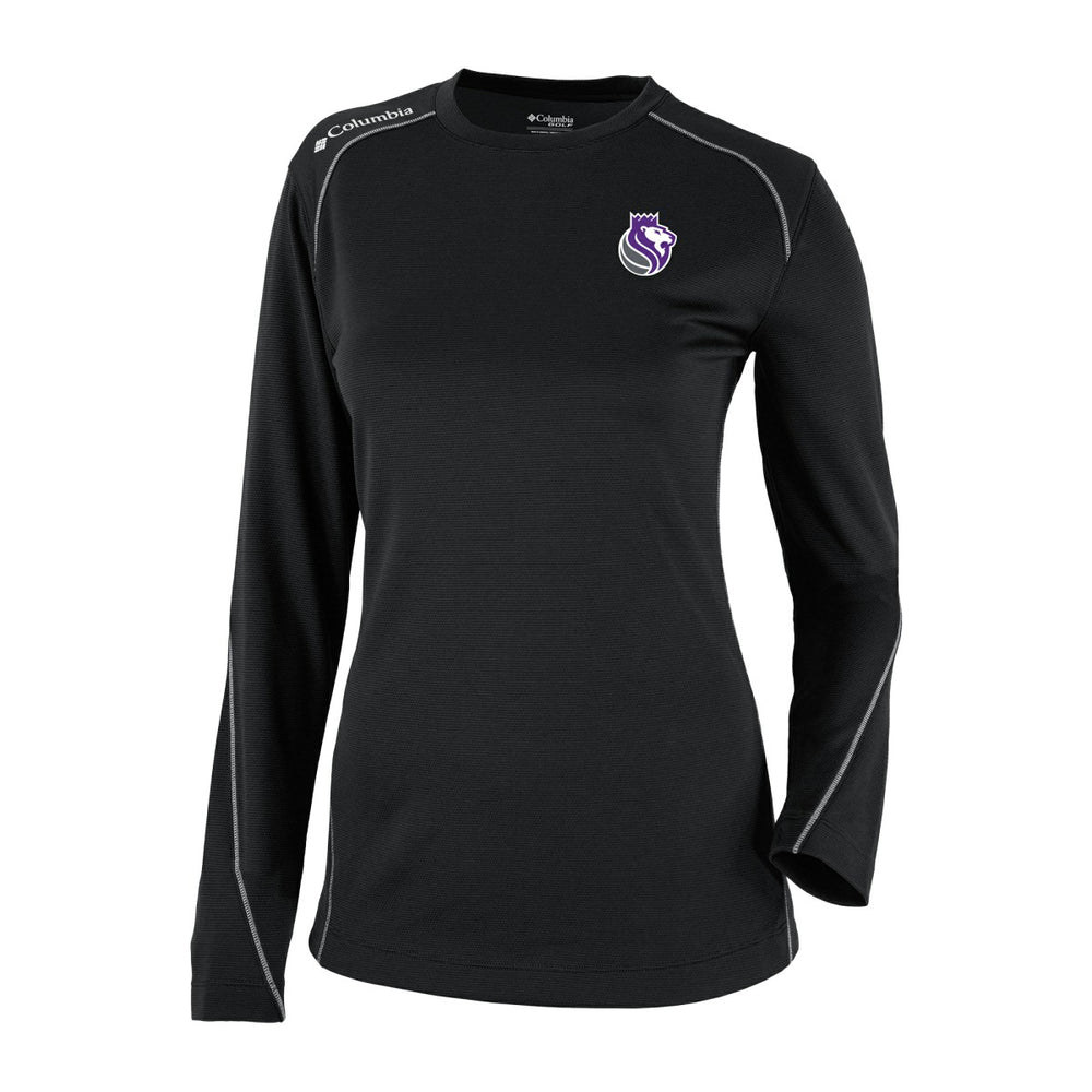 Columbia - Sacramento Kings Women's Omni-Wick Shotgun Pullover Top - Black