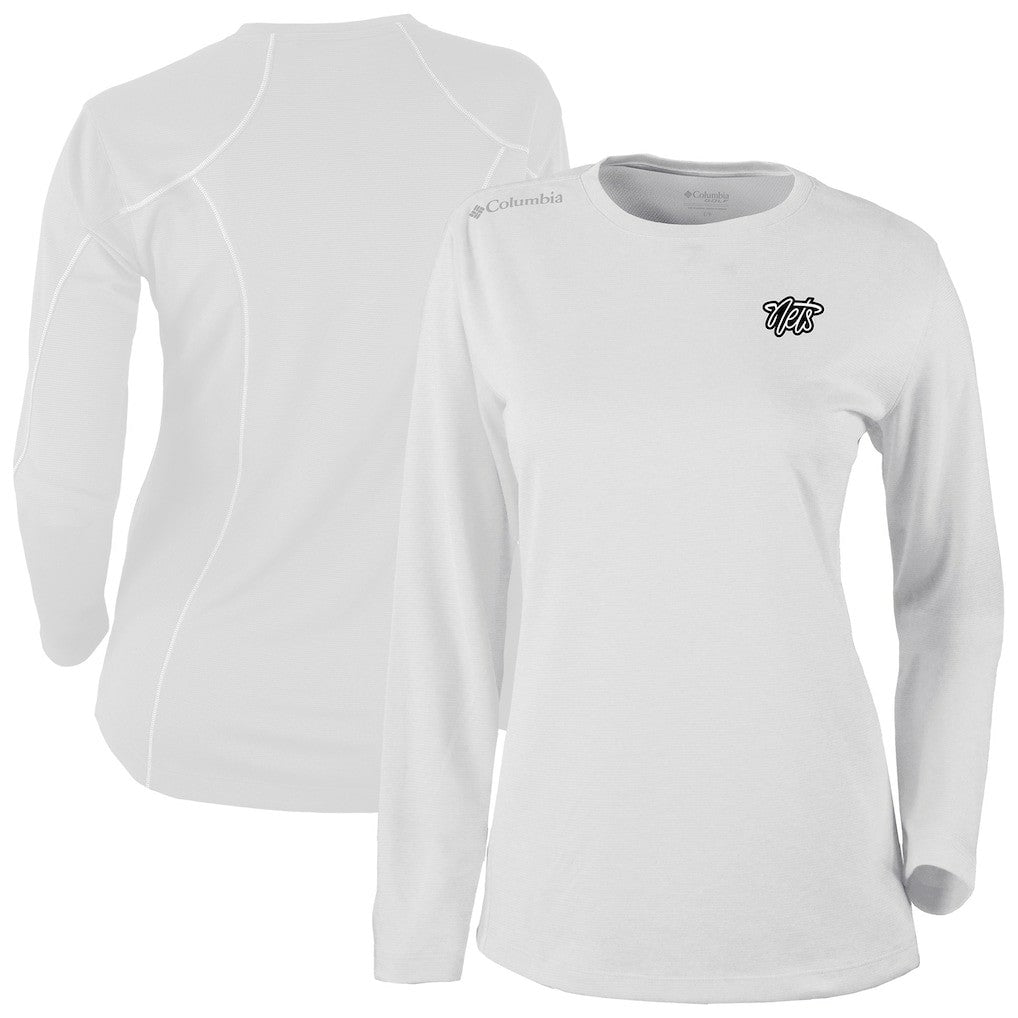 Columbia - Brooklyn Nets Women's Omni-Wick Shotgun Pullover Top - White