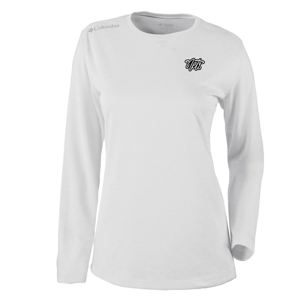 Columbia - Brooklyn Nets Women's Omni-Wick Shotgun Pullover Top - White