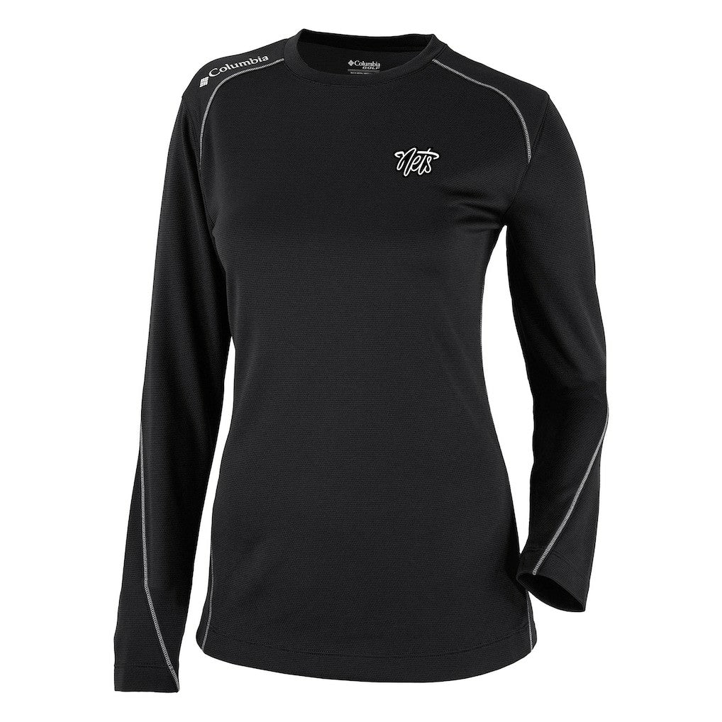 Columbia - Brooklyn Nets Women's Omni-Wick Shotgun Pullover Top - Black