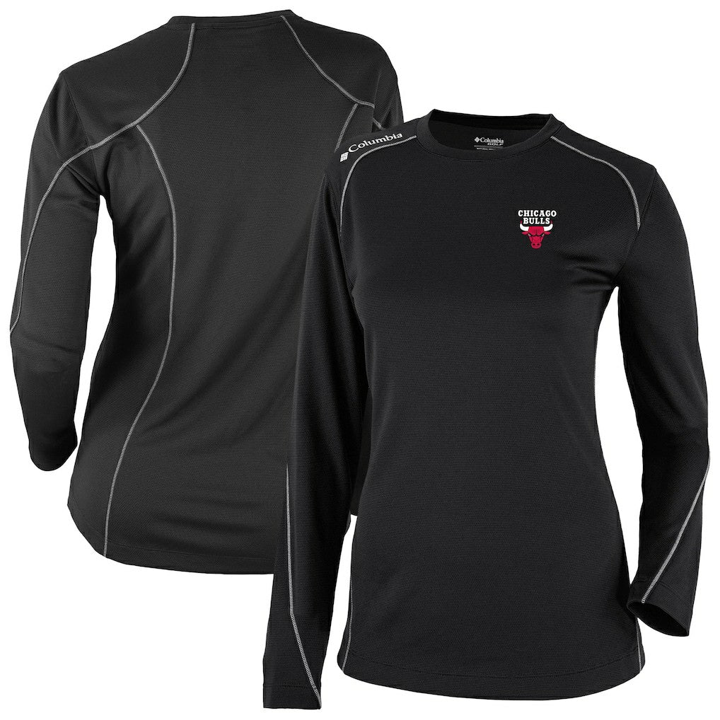Columbia - Chicago Bulls Women's Omni-Wick Shotgun Pullover Top - Black