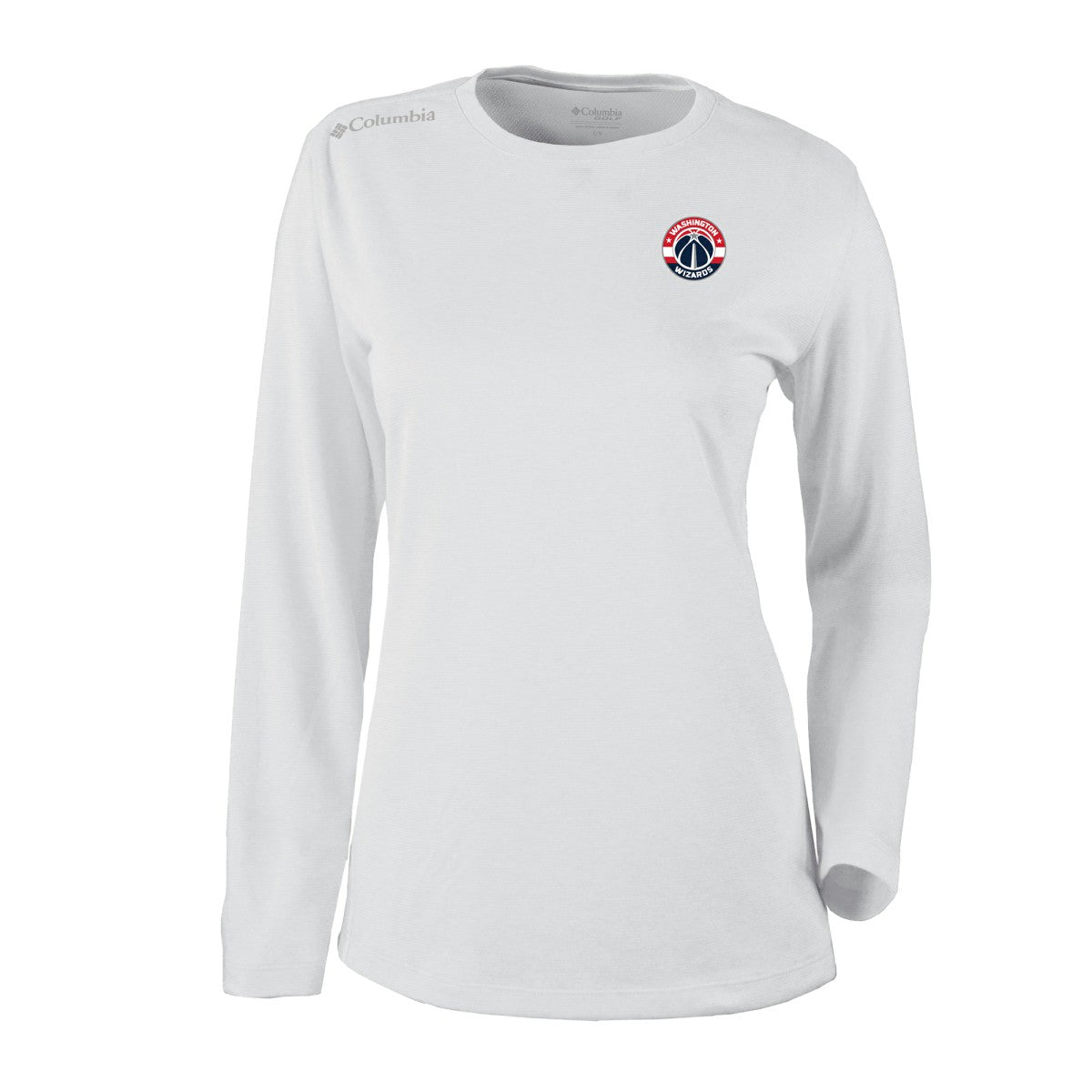 Columbia - Washington Wizards Women's Omni-Wick Shotgun Pullover Top - White