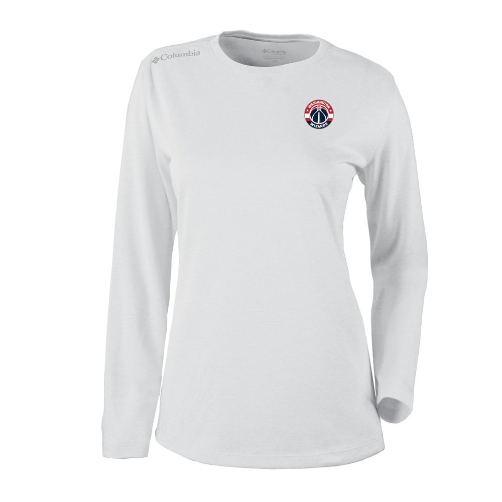 Columbia - Washington Wizards Women's Omni-Wick Shotgun Pullover Top - White
