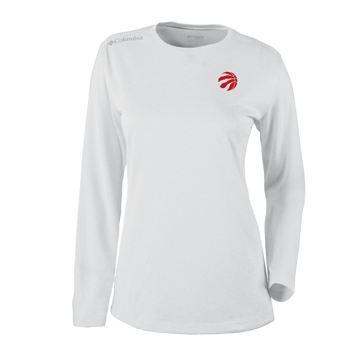 Columbia - Toronto Raptors Women's Omni-Wick Shotgun Pullover Top - White
