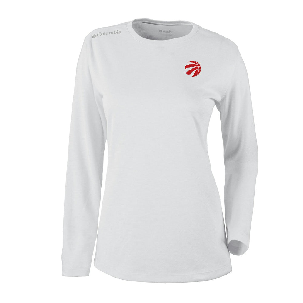 Columbia - Toronto Raptors Women's Omni-Wick Shotgun Pullover Top - White