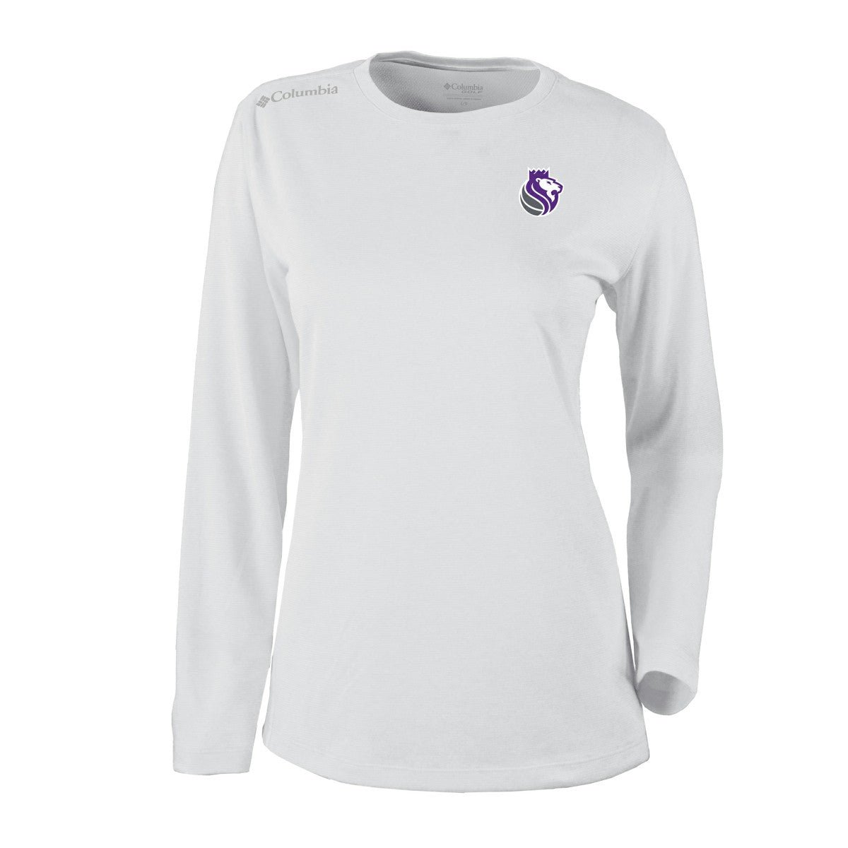 Columbia - Sacramento Kings Women's Omni-Wick Shotgun Pullover Top - White