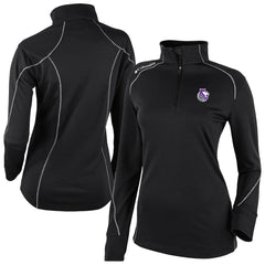 Columbia - Sacramento Kings Women's Omni-Wick Shotgun 2.0 Quarter-Zip Pullover Top - Black