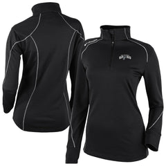 Columbia - San Antonio Spurs Women's Omni-Wick Shotgun 2.0 Quarter-Zip Pullover Top - Black