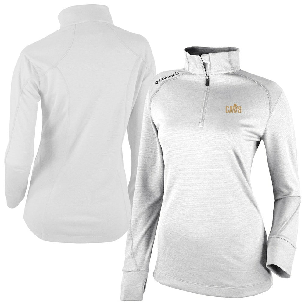 Columbia - Cleveland Cavaliers Women's Omni-Wick Shotgun 2.0 Quarter-Zip Pullover Top - White