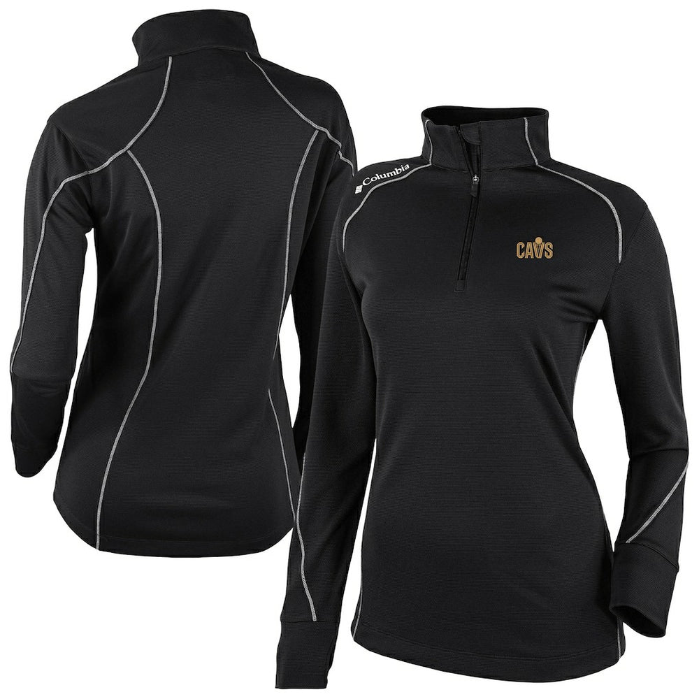 Columbia - Cleveland Cavaliers Women's Omni-Wick Shotgun 2.0 Quarter-Zip Pullover Top - Black