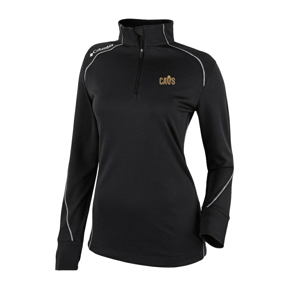 Columbia - Cleveland Cavaliers Women's Omni-Wick Shotgun 2.0 Quarter-Zip Pullover Top - Black