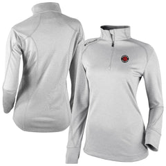 Columbia - Toronto Raptors Women's Omni-Wick Shotgun 2.0 Quarter-Zip Pullover Top - Heather Gray
