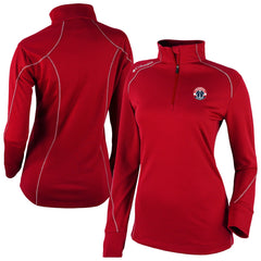 Columbia - Washington Wizards Women's Omni-Wick Shotgun 2.0 Quarter-Zip Pullover Top - Red