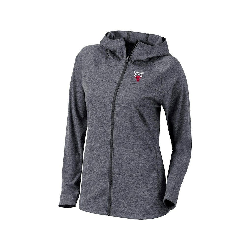 Columbia - Chicago Bulls Women's Omni-Wick Half Shot Full-Zip Hooded Jacket - Black