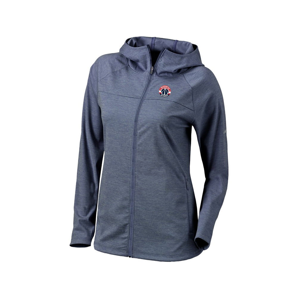 Columbia - Washington Wizards Women's Omni-Wick Half Shot Full-Zip Hooded Jacket - Navy
