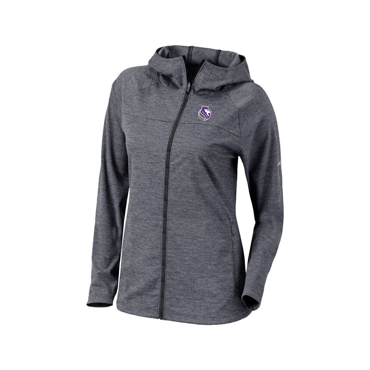 Columbia - Sacramento Kings Women's Omni-Wick Half Shot Full-Zip Hooded Jacket - Black