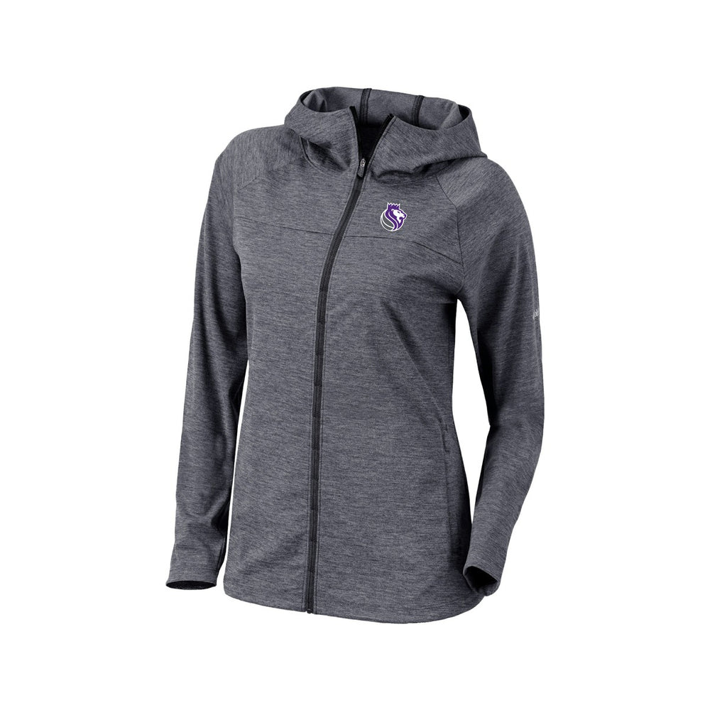 Columbia - Sacramento Kings Women's Omni-Wick Half Shot Full-Zip Hooded Jacket - Black