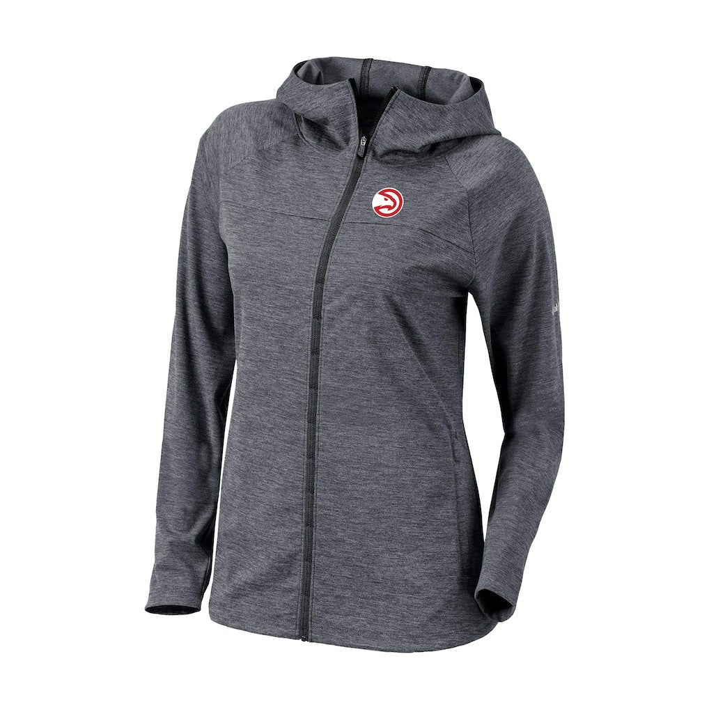 Columbia - Atlanta Hawks Women's Omni-Wick Half Shot Full-Zip Hooded Jacket - Black