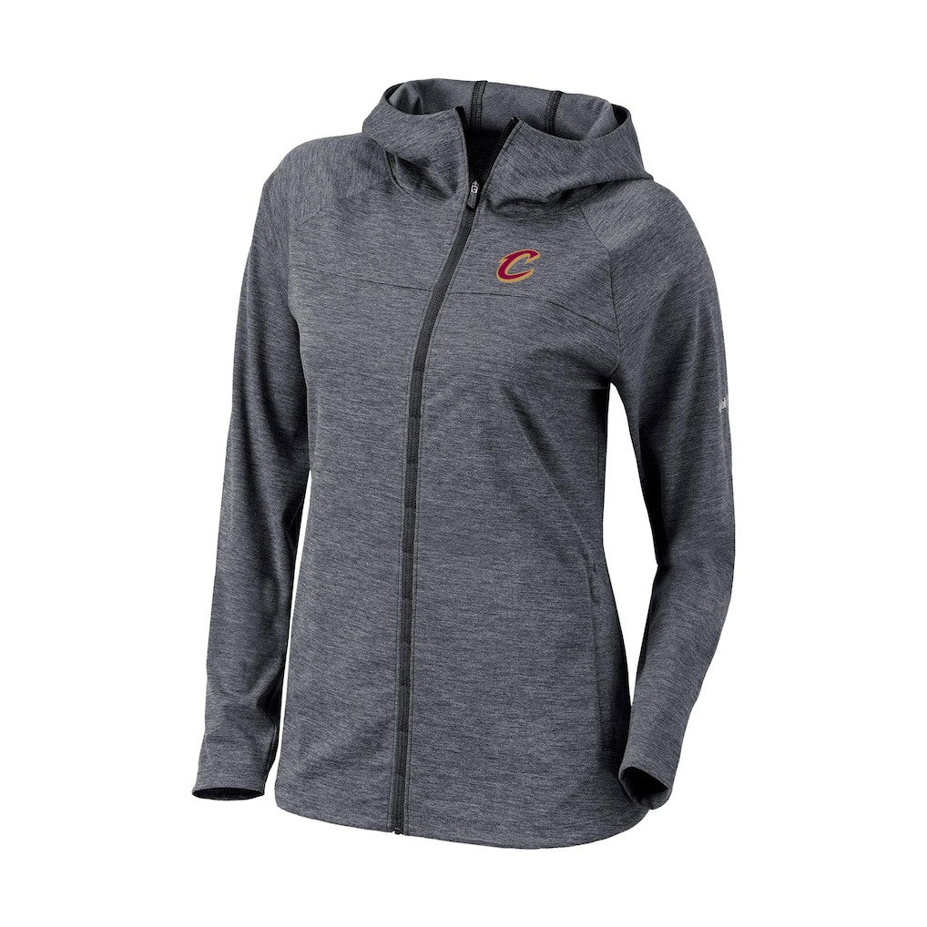 Columbia - Cleveland Cavaliers Women's Omni-Wick Half Shot Full-Zip Hooded Jacket - Black