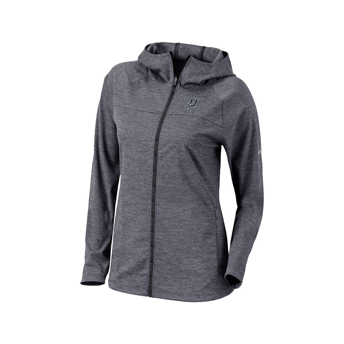 Columbia - San Antonio Spurs Women's Omni-Wick Half Shot Full-Zip Hooded Jacket - Black
