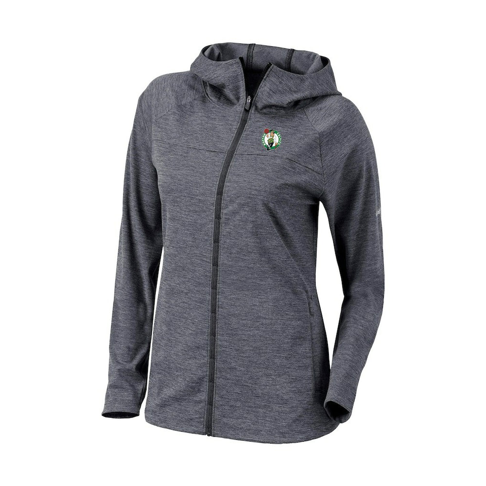 Columbia - Boston Celtics Women's Omni-Wick Half Shot Full-Zip Hooded Jacket - Black