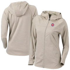 Columbia - Detroit Pistons Women's Omni-Wick Half Shot Full-Zip Hooded Jacket - Tan