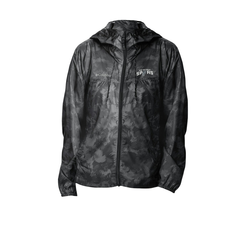 Columbia - San Antonio Spurs Women's Flash Challenger II Omni-Shade Full-Zip Windbreaker Jacket - Black