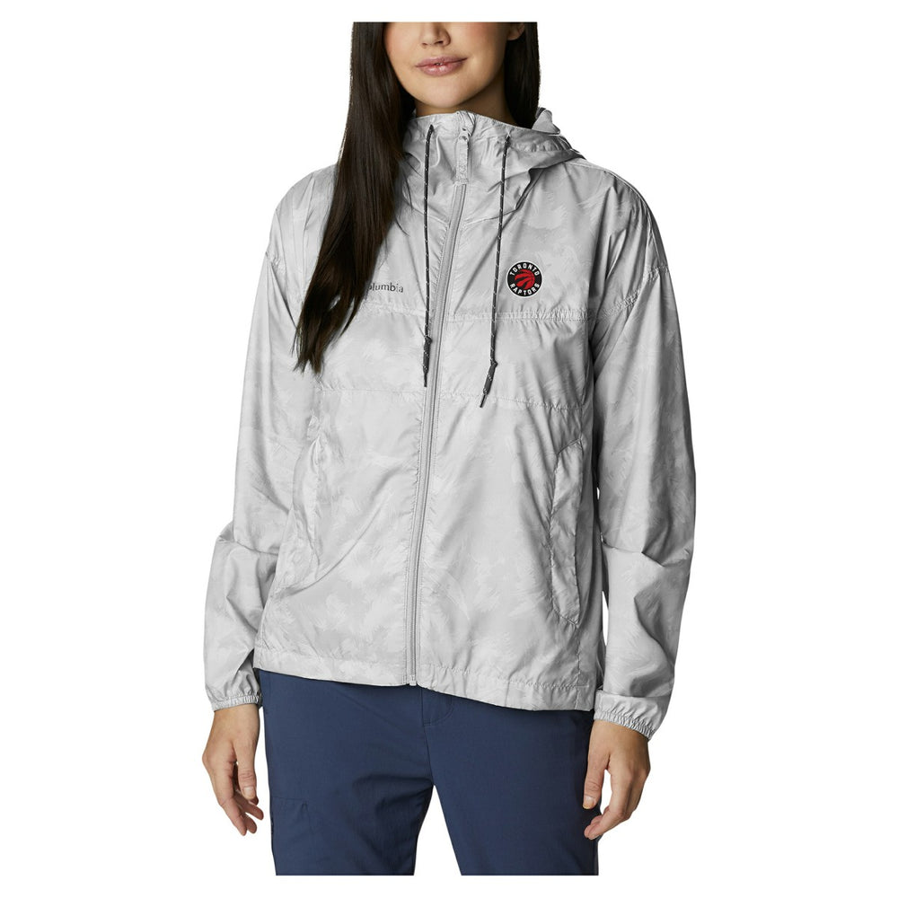Columbia - Toronto Raptors Women's Flash Challenger II Omni-Shade Full-Zip Windbreaker Jacket - White