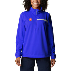 Columbia - Detroit Pistons Women's Skiff Guide Fleece Pullover Top - Blue