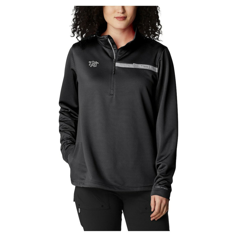 Columbia - Brooklyn Nets Women's Skiff Guide Fleece Pullover Top - Black