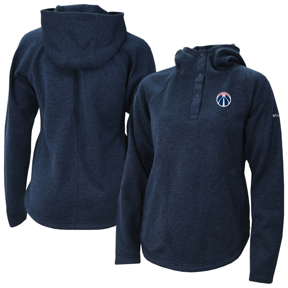 Columbia - Washington Wizards Women's Sweater Weather Quarter-Snap Hoodie - Navy