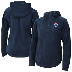 Columbia - Washington Wizards Women's Sweater Weather Quarter-Snap Hoodie - Navy