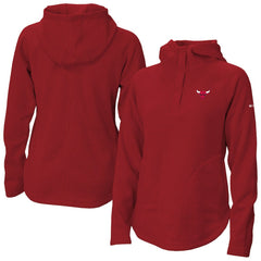 Columbia - Chicago Bulls Women's Sweater Weather Quarter-Snap Hoodie - Red