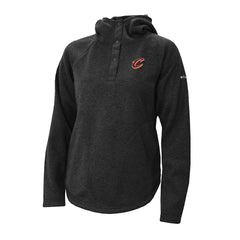Columbia - Cleveland Cavaliers Women's Sweater Weather Quarter-Snap Hoodie - Black