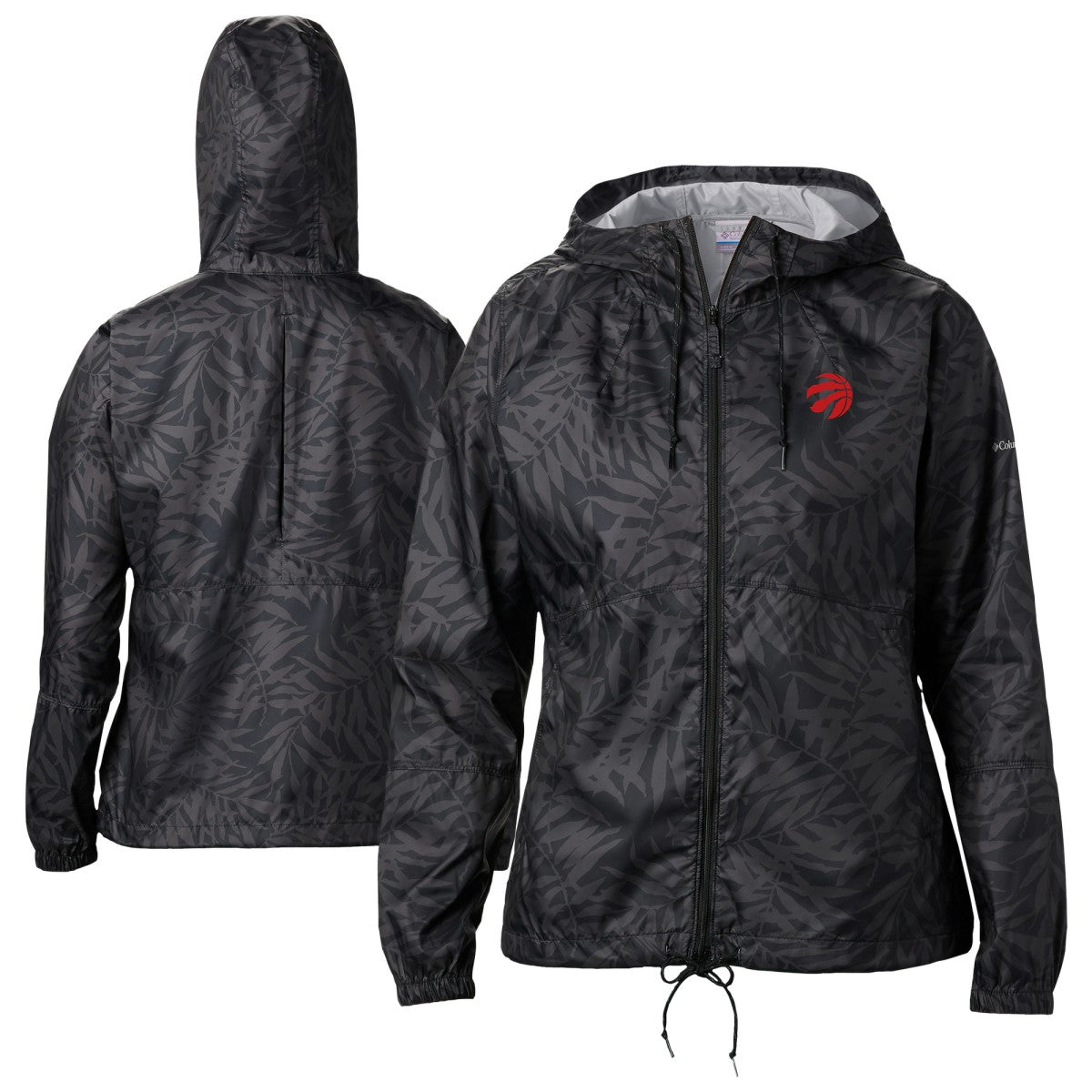 Columbia - Toronto Raptors Women's Flash Forward Windbreaker - Black
