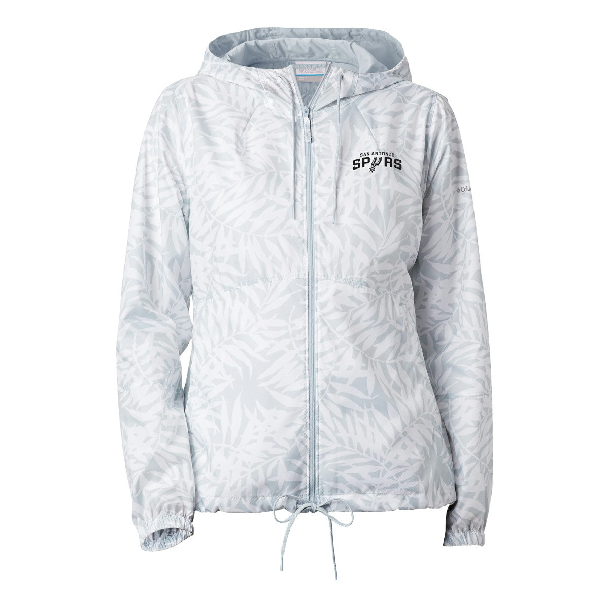 Columbia - San Antonio Spurs Women's Flash Forward Windbreaker - White