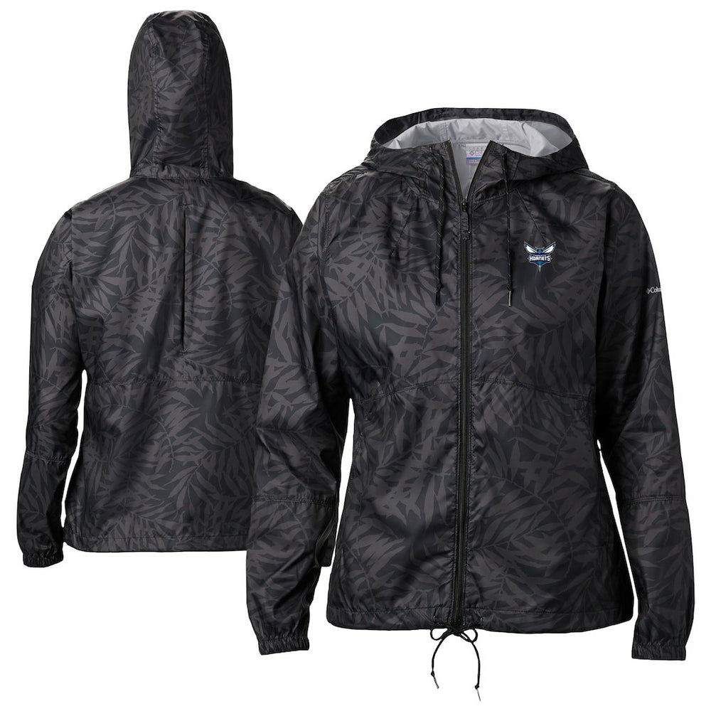 Columbia - Charlotte Hornets Women's Flash Forward Windbreaker - Black