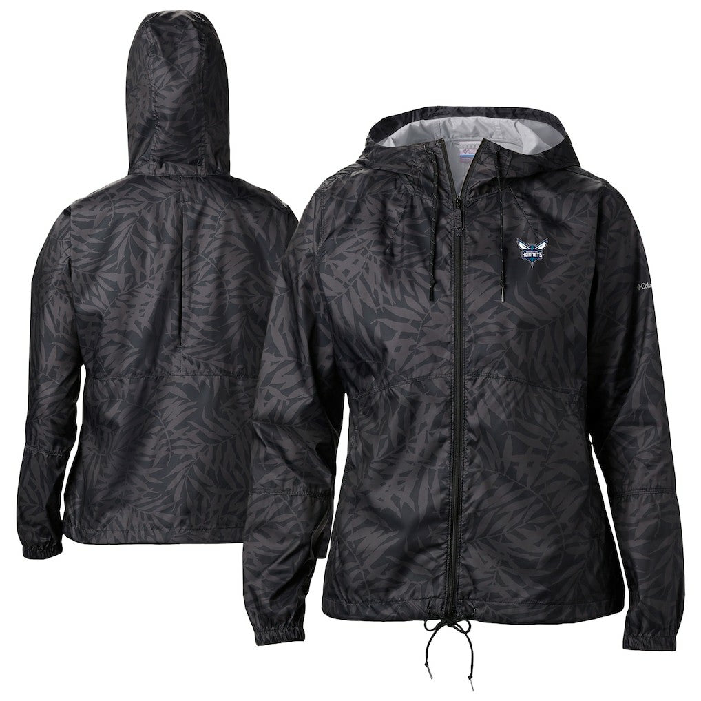 Columbia - Charlotte Hornets Women's Flash Forward Windbreaker - Black