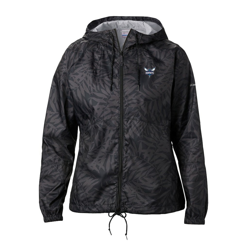 Columbia - Charlotte Hornets Women's Flash Forward Windbreaker - Black