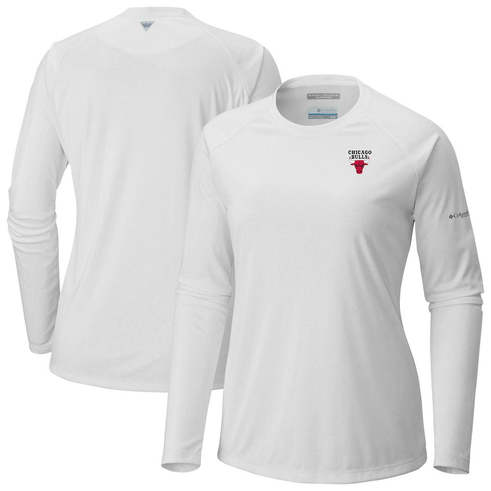 Columbia - Chicago Bulls Women's Tidal Tee II Long Sleeve T-Shirt - White