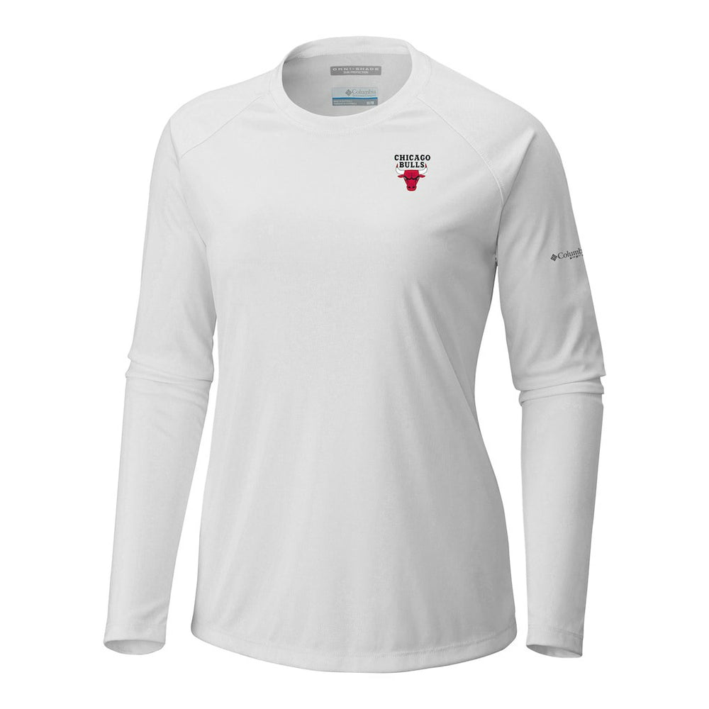 Columbia - Chicago Bulls Women's Tidal Tee II Long Sleeve T-Shirt - White