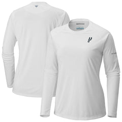 Columbia - San Antonio Spurs Women's Tidal Tee II Long Sleeve T-Shirt - White