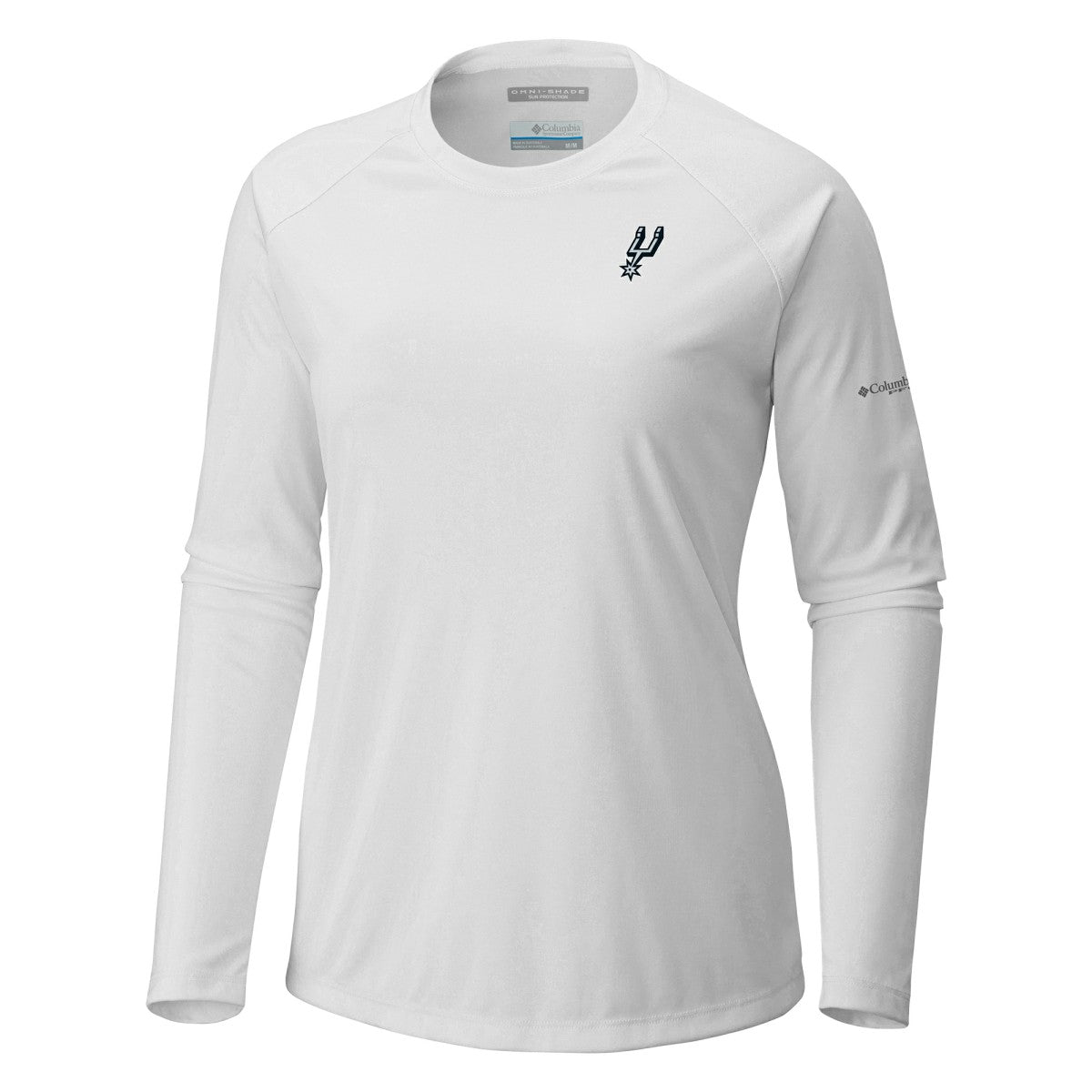 Columbia - San Antonio Spurs Women's Tidal Tee II Long Sleeve T-Shirt - White