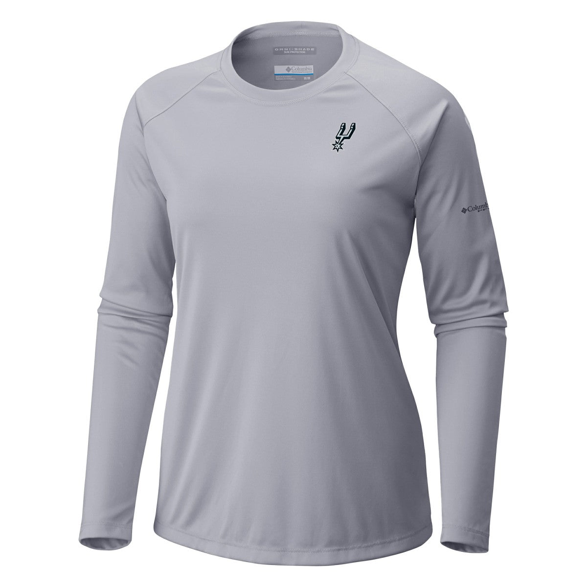 Columbia - San Antonio Spurs Women's Tidal Tee II Long Sleeve T-Shirt - Gray