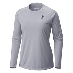 Columbia - San Antonio Spurs Women's Tidal Tee II Long Sleeve T-Shirt - Gray