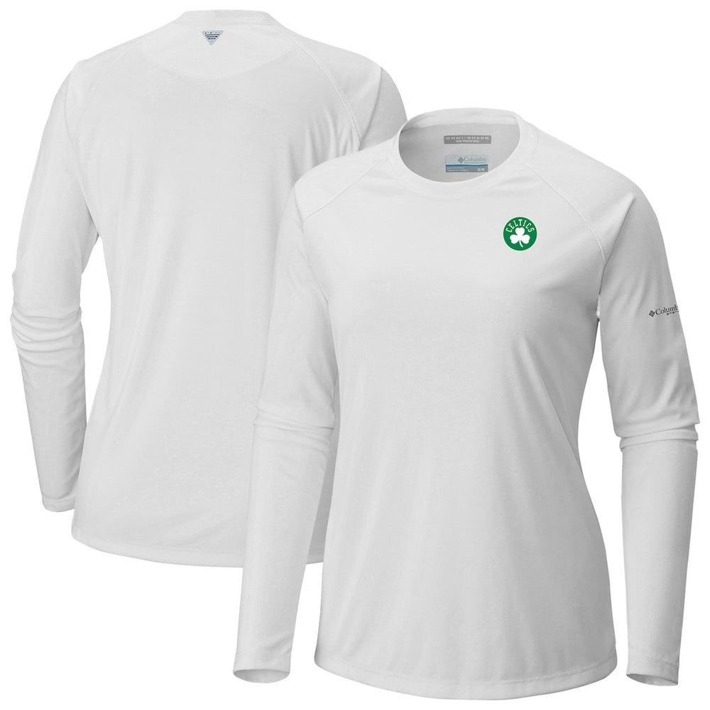 Columbia - Boston Celtics Women's Tidal Tee II Long Sleeve T-Shirt - White